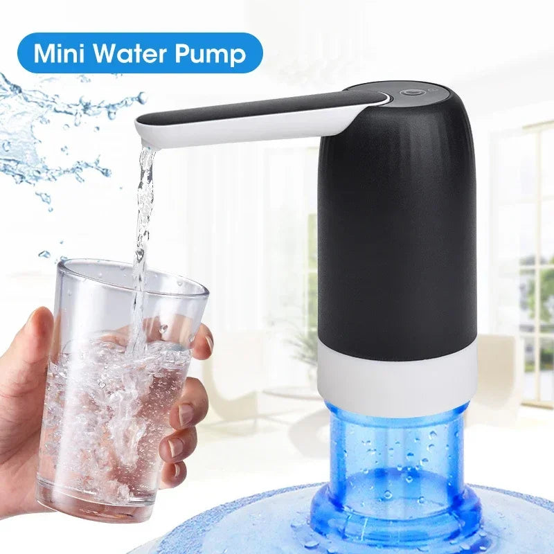 Electric Water Dispenser Pump with USB Recharge – Convenient Automatic Switch for Bottled Water