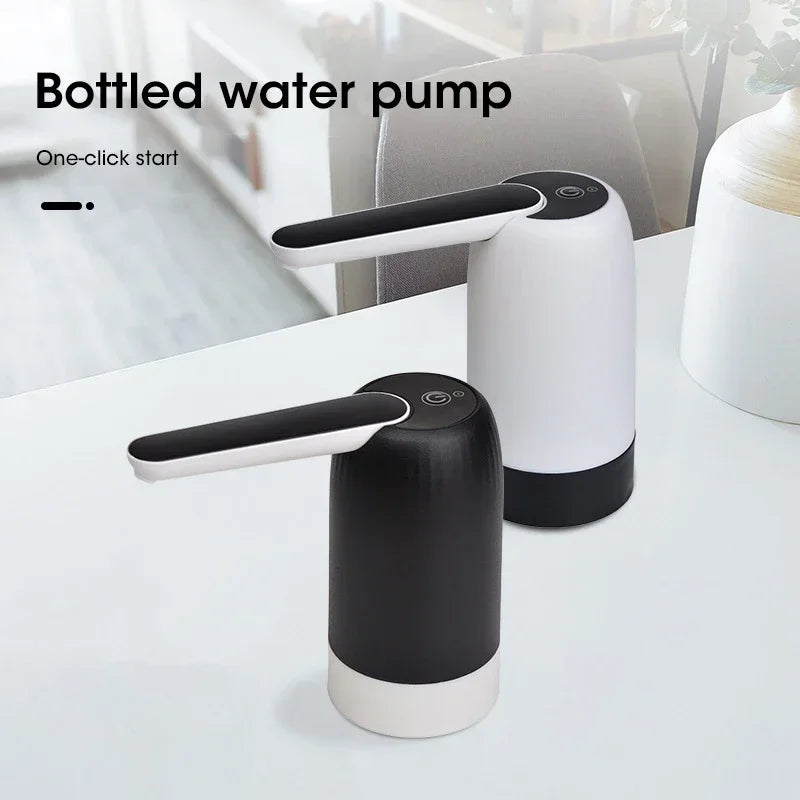 Electric Water Dispenser Pump with USB Recharge – Convenient Automatic Switch for Bottled Water